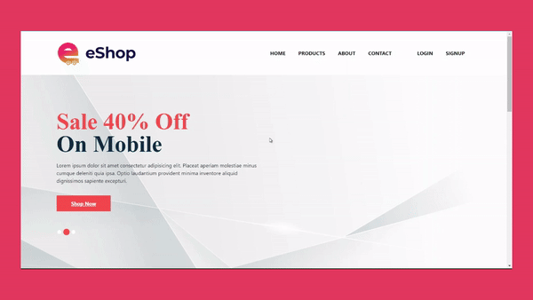 eShop: E-Commerce Website