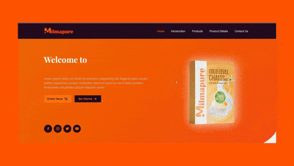 Milmapure: E-Commerce